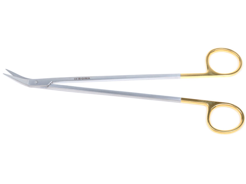 FORBICI DEBAKEY POTTS SMITH C.T.-23 cm- ang.45°