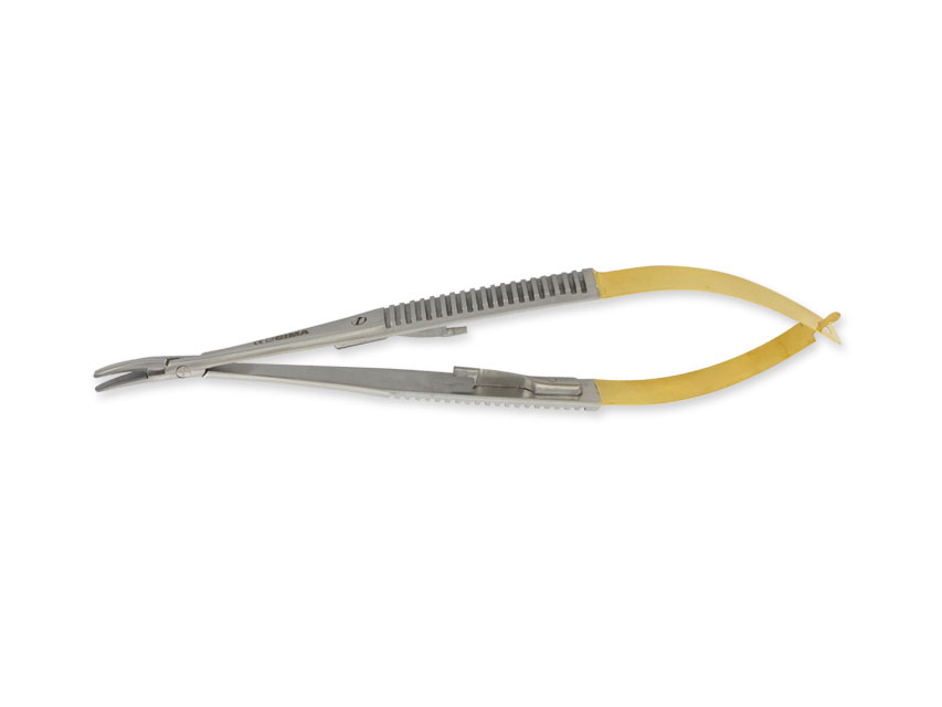 PORTA AGHI CASTROVIEJO C.T. CURVO - 14 cm - punte lisce
