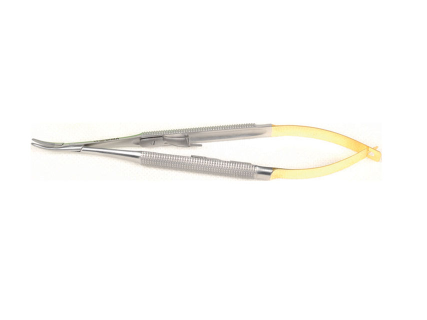PORTA AGHI BARRAQUER MICRO C.T.- 13 cm - punte lisce