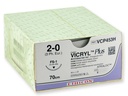 SUTURA ASSORBIBILE ETHICON VICRYL PLUS - 2/0 ago 24 mm