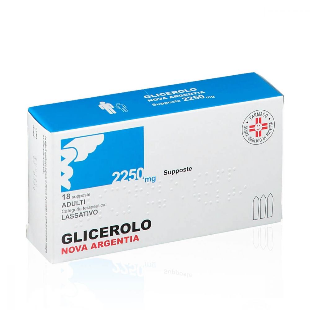 Supposte glicerolo adulti (18 pezzi)
