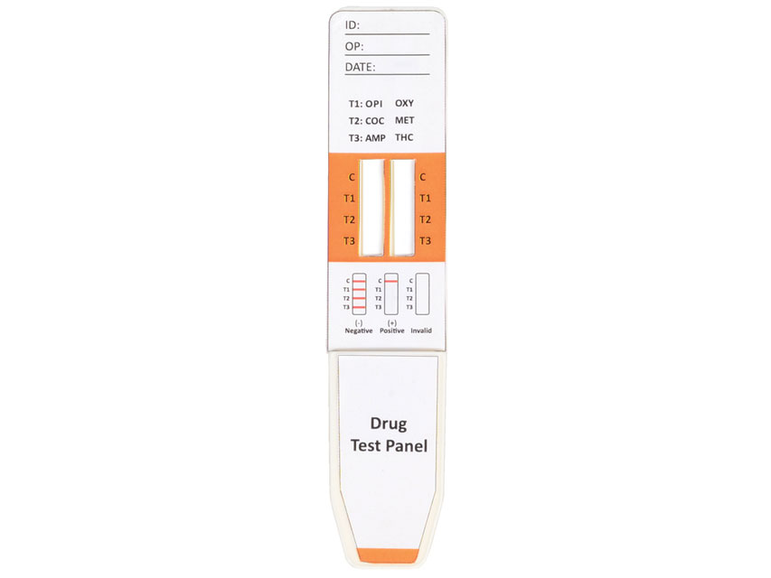 MULTITEST 6 DROGHE - 8 parametri midstream su saliva - professionale