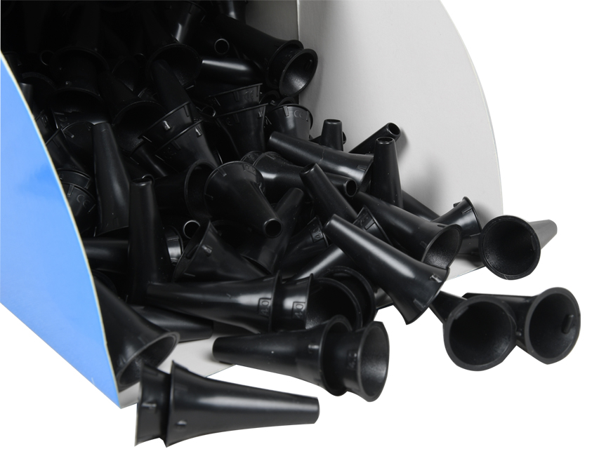 Speculum  Mini monouso diametro 4 mm tipo heine-kawe adulti neri
