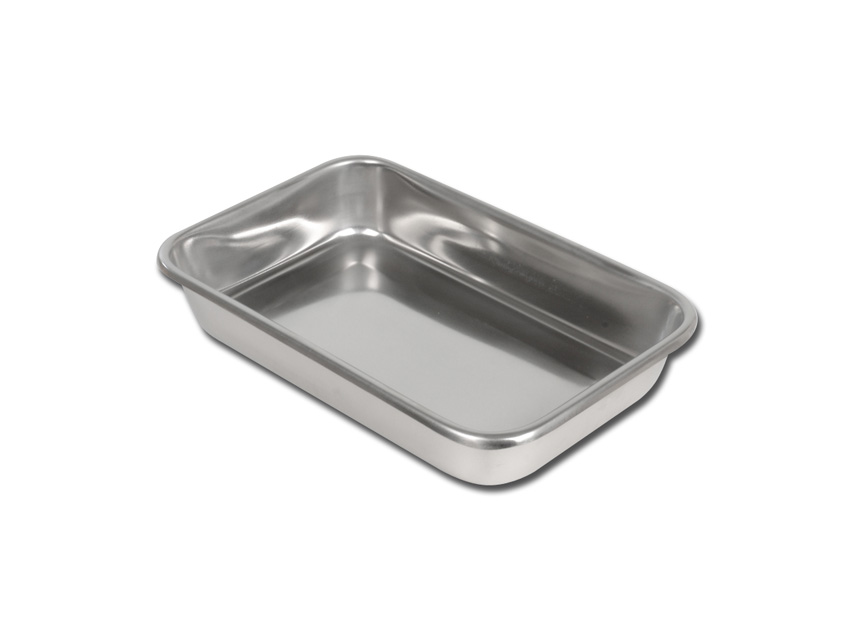 VASSOIO ACCIAIO INOX 264x172x47 mm