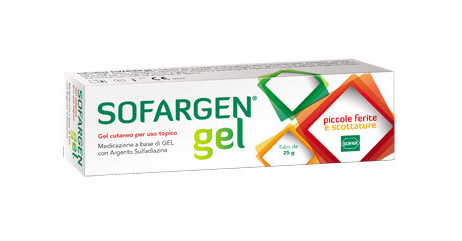 Sofargen Gel argento sulfadiazina  1% (tubo da 25 gr)
