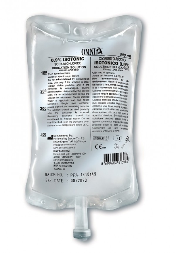 Sodio cloruro 0,9% sacca plastica 5000 ml
