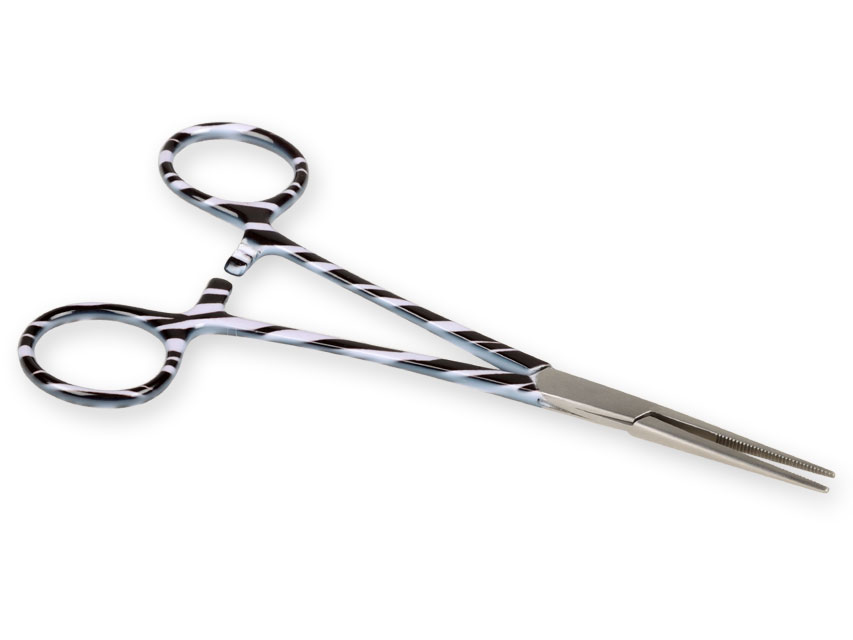 PINZA EMOSTATICA RETTA - fantasia zebra - 16 cm