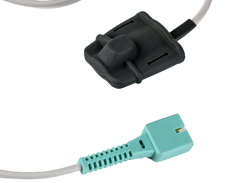 SENSORE SpO2 GOMMA (tipo D 0,9 m) per K12, K15 (necessita 35318) e Oxy 110 - adulti - optional