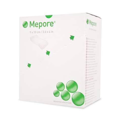 Mepore film medicazione adesiva trasparente in film di poliuretano 6 x 7 cm
