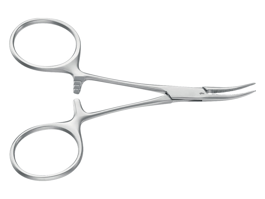 PINZA EMOSTATICA MOSQUITO HARTMANN AESCULAP - curva - 10 cm - BH105R