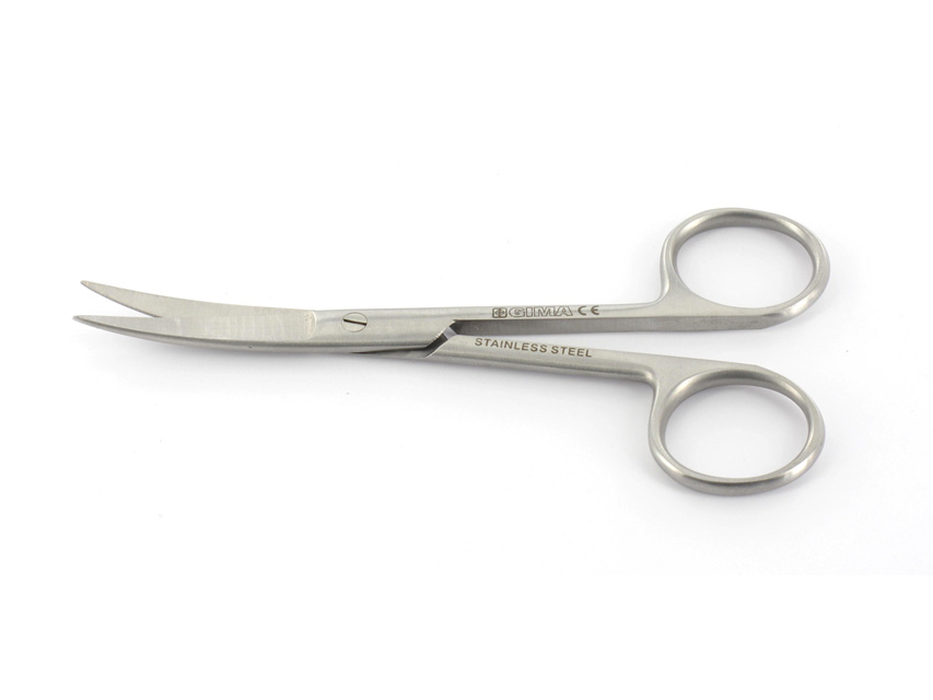 FORBICI CURVE - punte acute - 11,5 cm