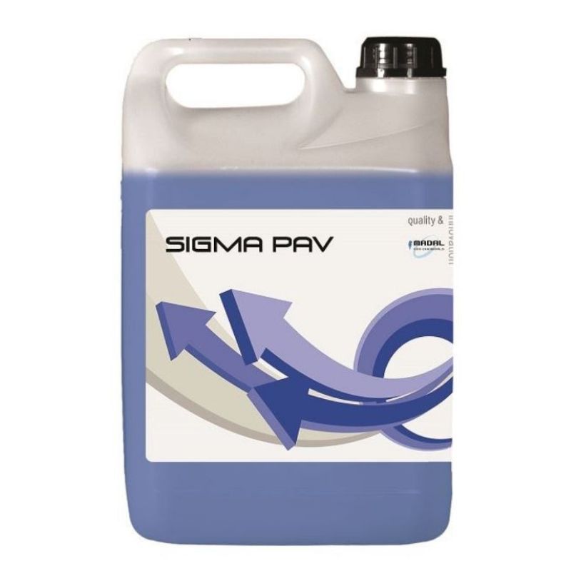 Sgrassante alcalino a schiuma frenata per superfici Sigma Pav (tanica 5 kg)