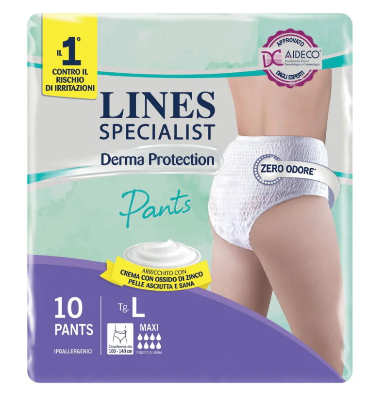 Pannolone mutandina trasp. ALTA PROT 9 Lines Derma Prot. tg.L
