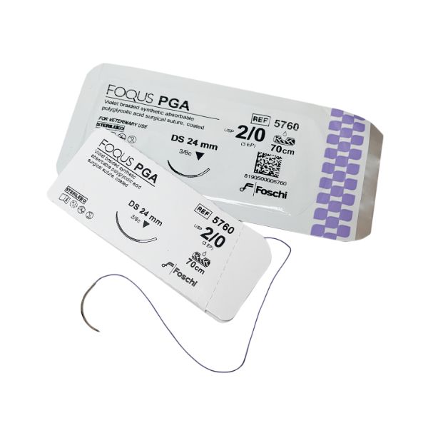Sutura Biolong DS24 USP 2-0 cm.70 - ago 3/8 monofilamento