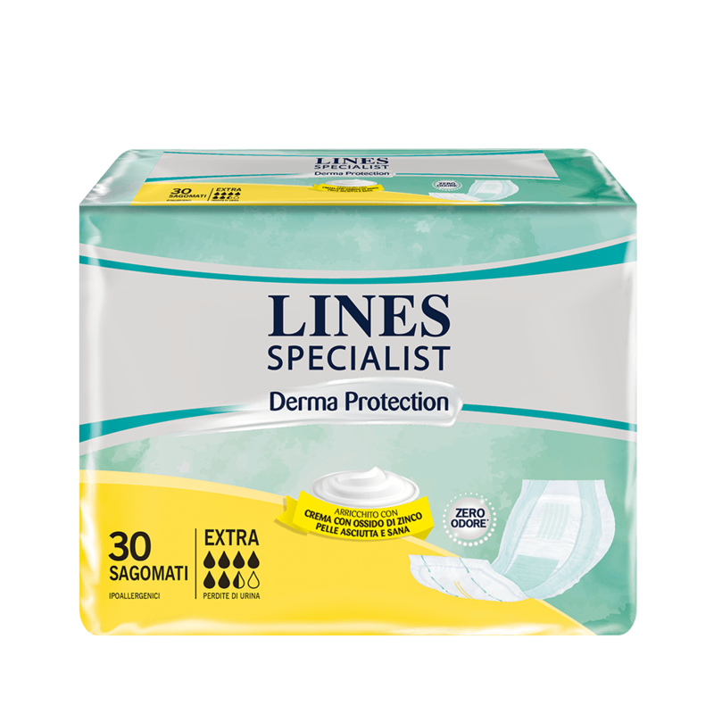 Pannolone sagomato trasp. Lines Derma Prot. Extra TU
