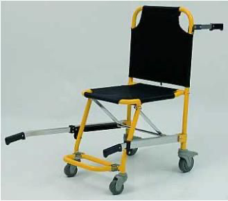 Sedia portantina pieghevole con poggiapiedi senza braccioli