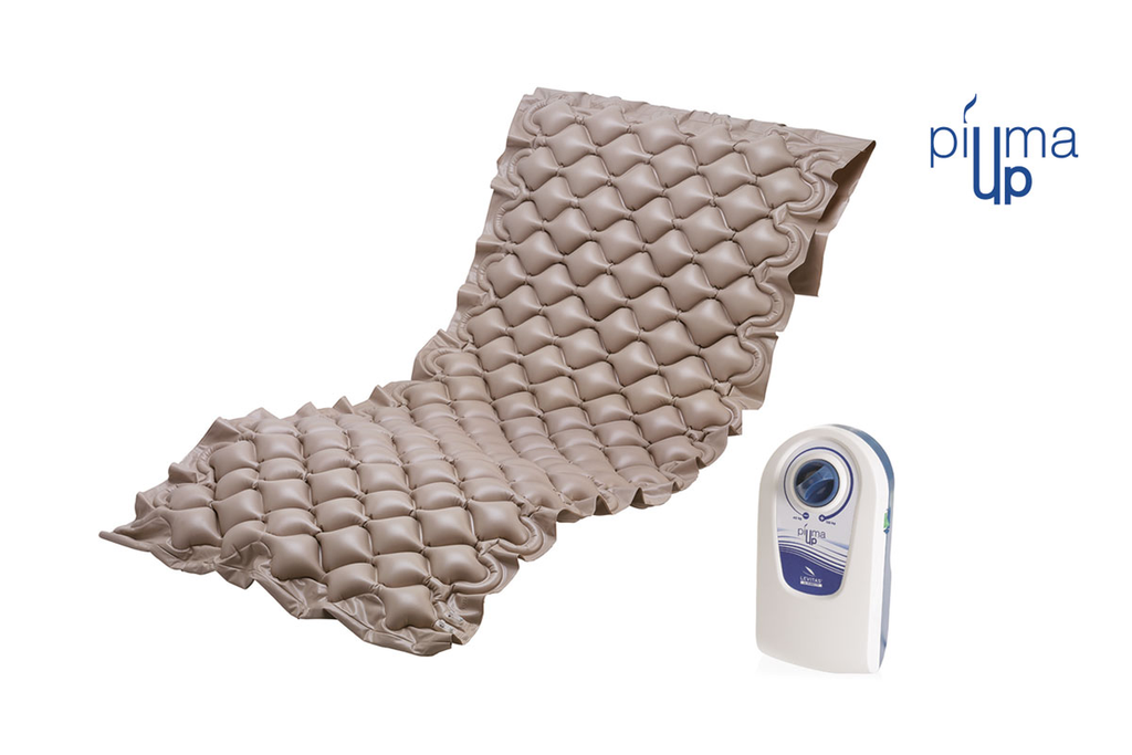 Kit materasso antidecubito a bolle e compressore con regolazione