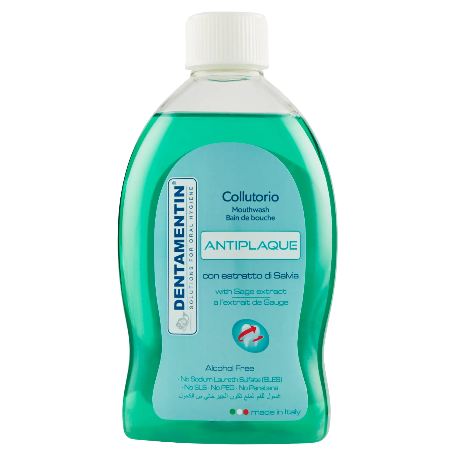 Colluttorio rinfrescante Dentamentin antiplacca 500 ml                          