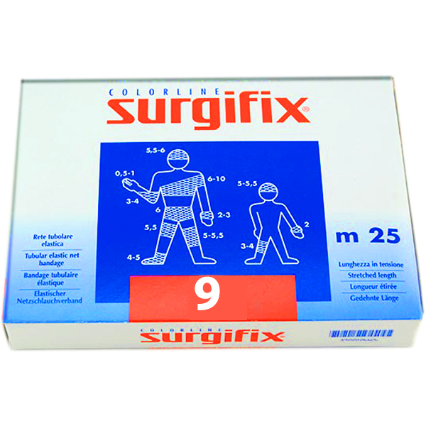 Rete tubolare elastica calibro 9 Surgifix 25 metri in tensione
