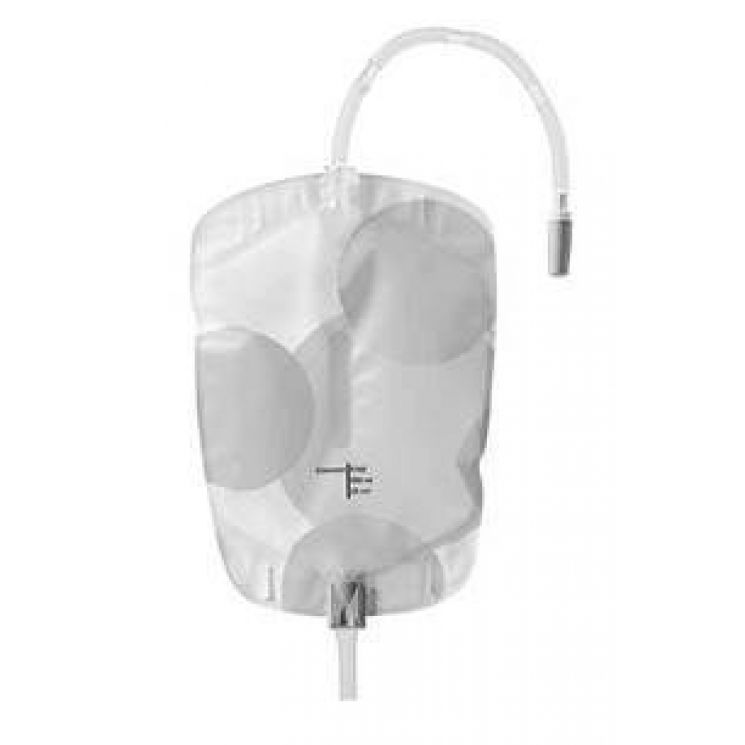 Sacca gambale con valv. antir. e rub. di sc. 750 ml tubo 35 cm (fust)
