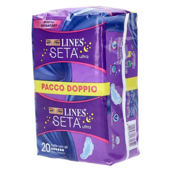 Assorbenti Lines Seta Ultra Notte conf.20pz