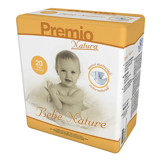 Pannolino bimbo Premio Natura maxi plus 14/25 kg