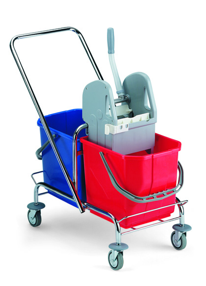 Carrello Roll doppio 50 lt.(25+25)  telaio cromato