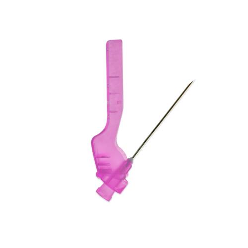 Ago ipodermico g18 rosa con dispositivo di sicurezza microtip safe