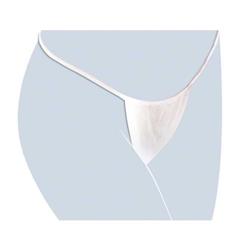 Tanga monouso donna in tnt bianco