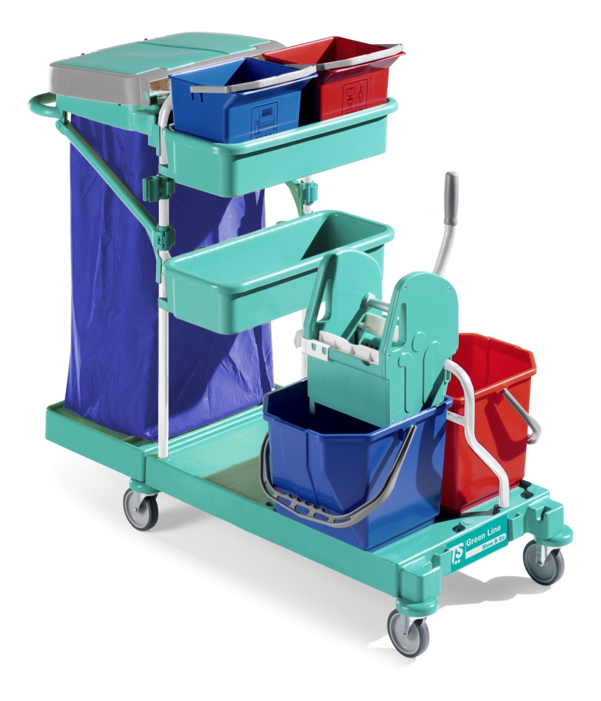 Carrello green 30 rilsan per pulizie