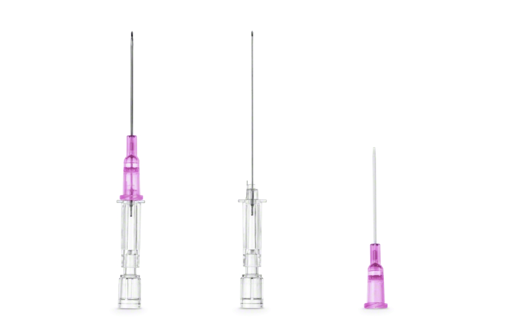 Ago a cannula 1 via g20 senza alette 32 mm rosa INTROCAN