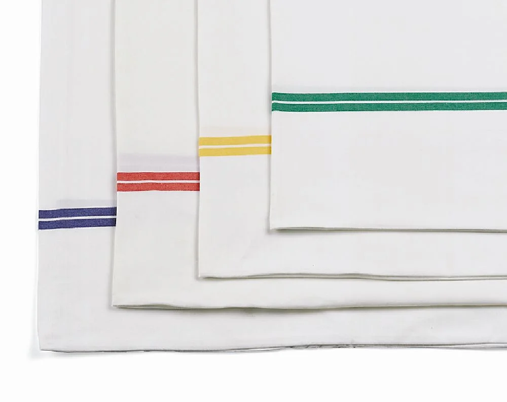 Sacco in tela lt.70 riga col.giallo per portabiancheria