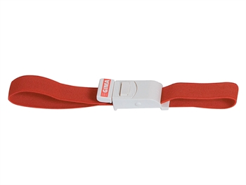 Laccio emostatico fast rosso (cotone-gomma)