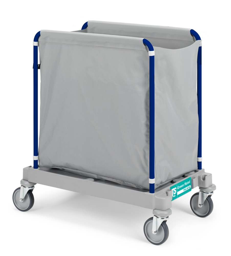 Carrello biancheria Green Hotel 915 con sacca plastificata