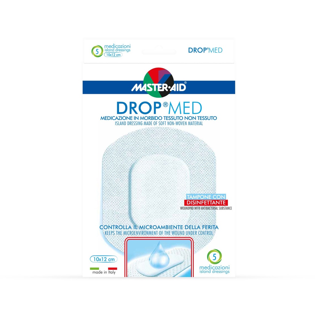 Cerotto adesivo sterile 10,5 x 15 cm Master-Aid Drop