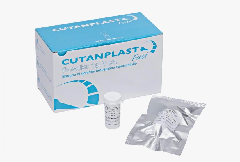 Cutanplast Fast polvere flacone1gr astuccio 6pz
