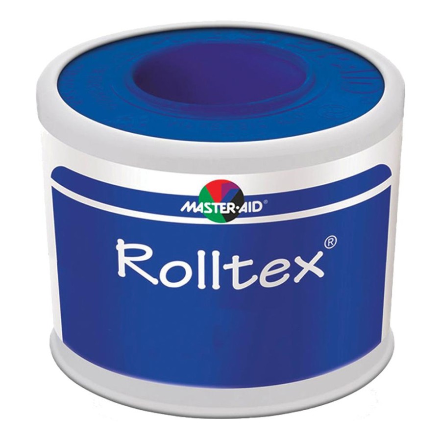 Cerotto adesivo in tela bianco 5x5cm Roll Tex