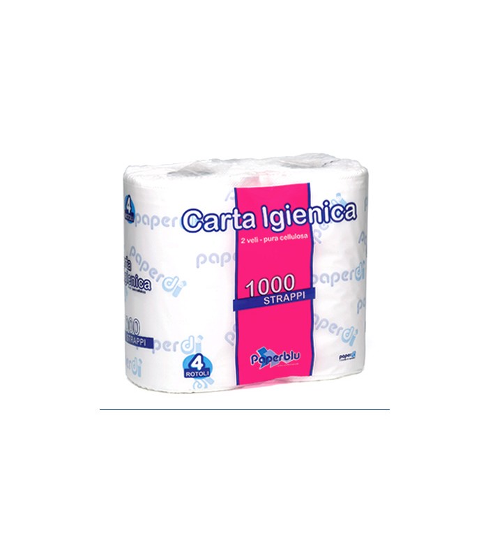 Carta igienica rotolino pura cellulosa 250 strappi