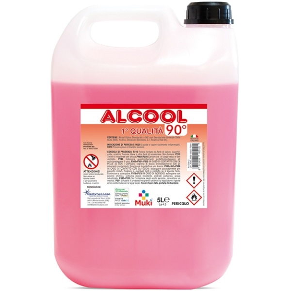 Alcool denaturato 90° (tanica 5 lt)