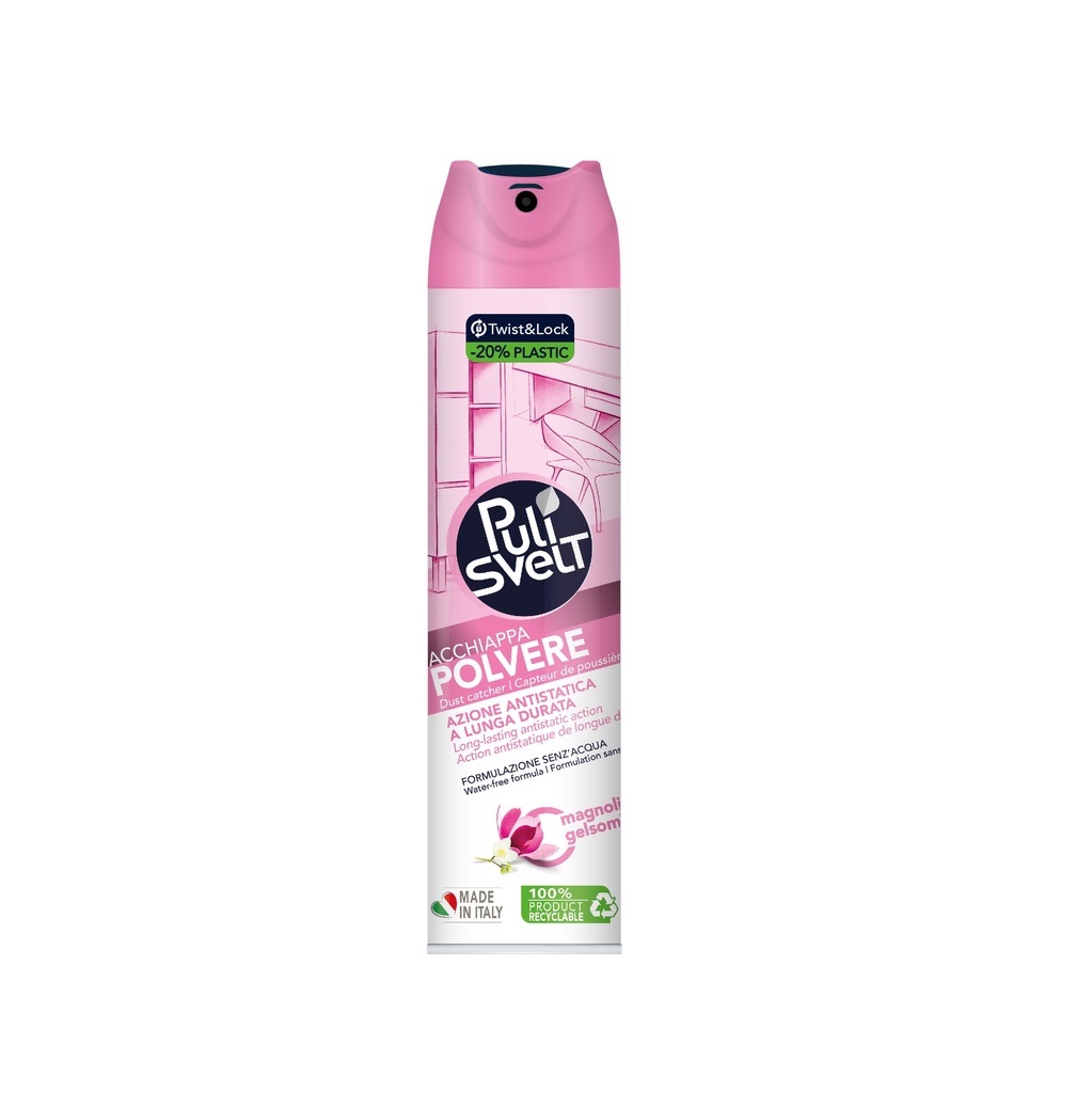 Antistatico antipolvere spray 300 ml magnolia e gelsomino