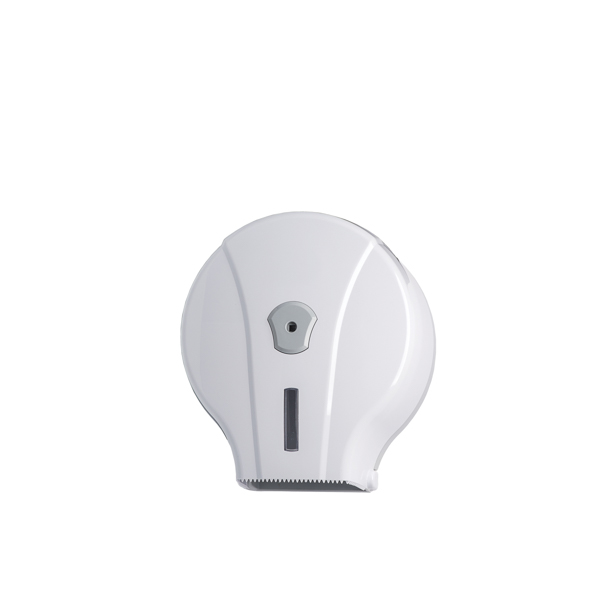 Distributore di carta igienica mini jumbo in abs bianco mod. Wave

