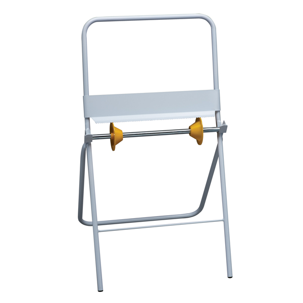 Portabobina in metallo da appoggio a terra
