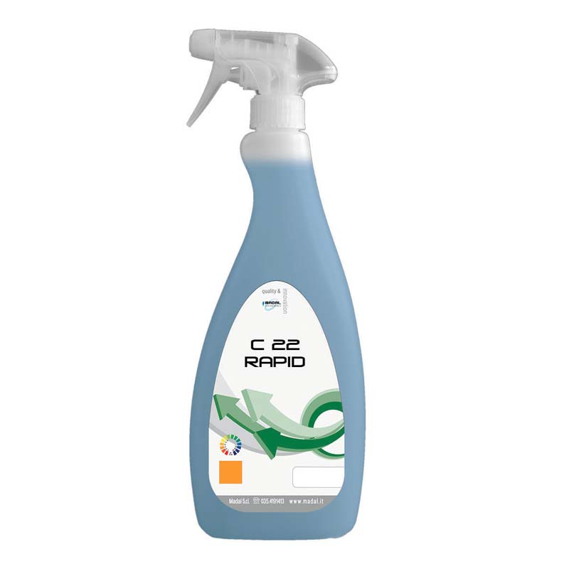 Detergente vetri e superfici multiuso C 22 750 ml