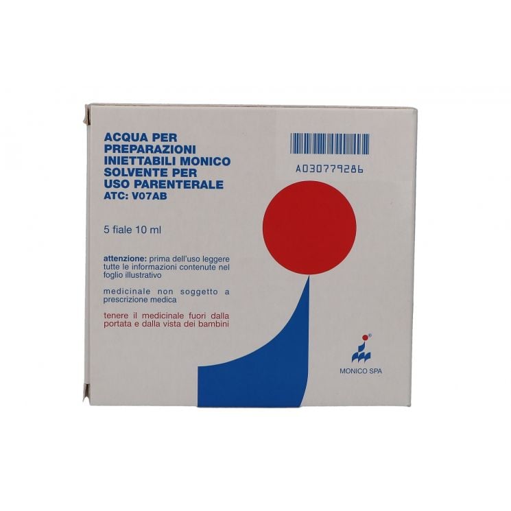Acqua per preparazioni iniettabili fiale 10 ml