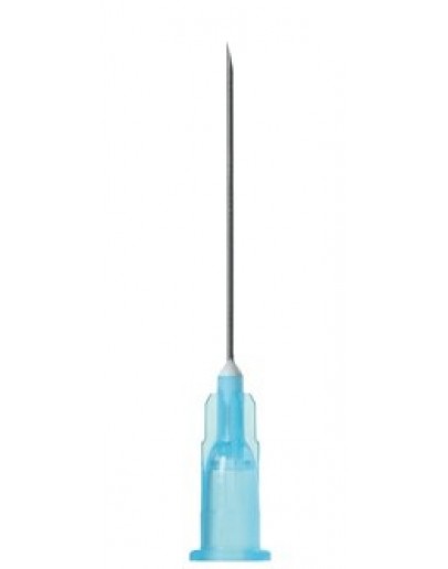 Ago ipodermico g23 azzurro