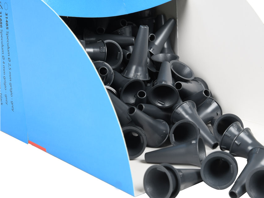 MINI SPECULUM MONOUSO diam. 4mm  grigi