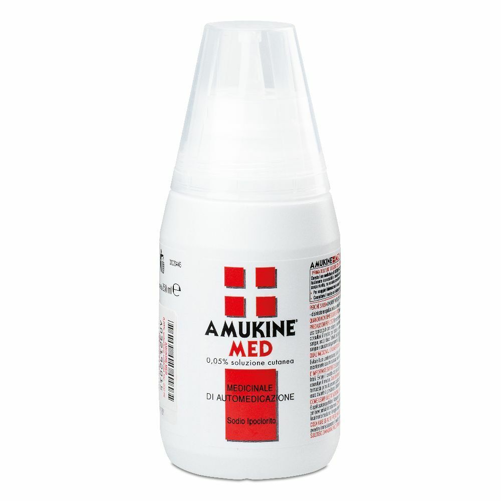 Amukine Med per la disinfezione della cute lesa 250 ml