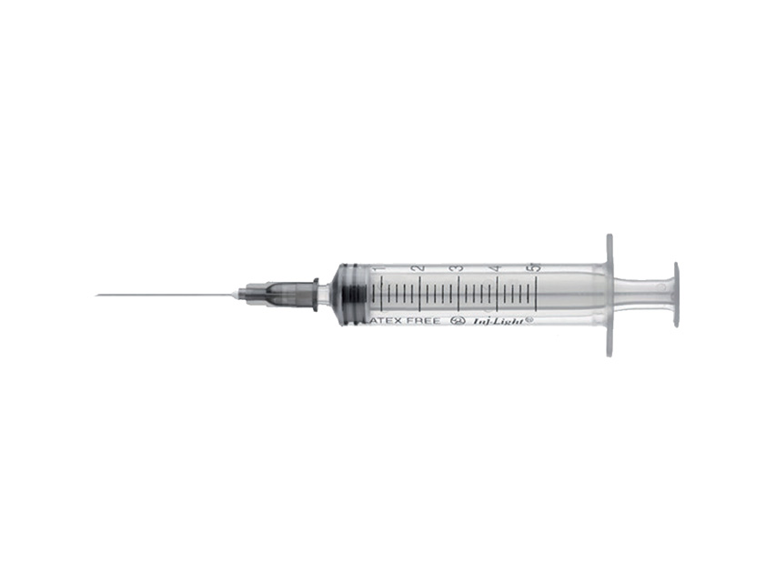 SIRINGA 3 PEZZI CON AGO 22G  5ml Cono Luer centrale