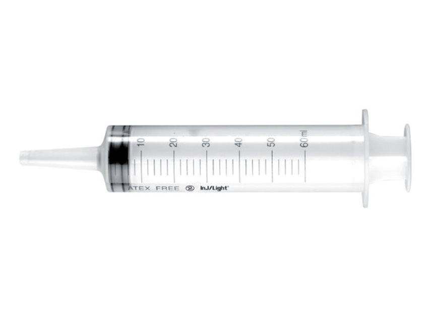 SIRINGA 3 PEZZI SENZA AGO  60 ml CONO CATETERE