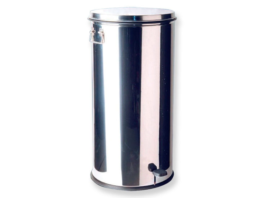 CESTINO RIFIUTI INOX  70 litri  con pedale